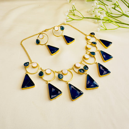 Blue Necklace Set