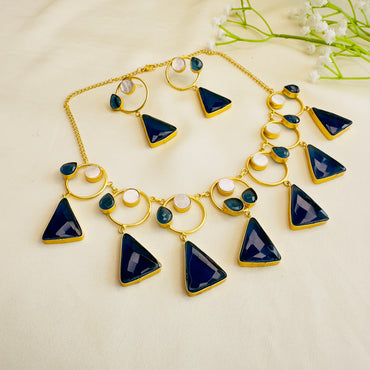 Blue Necklace Set