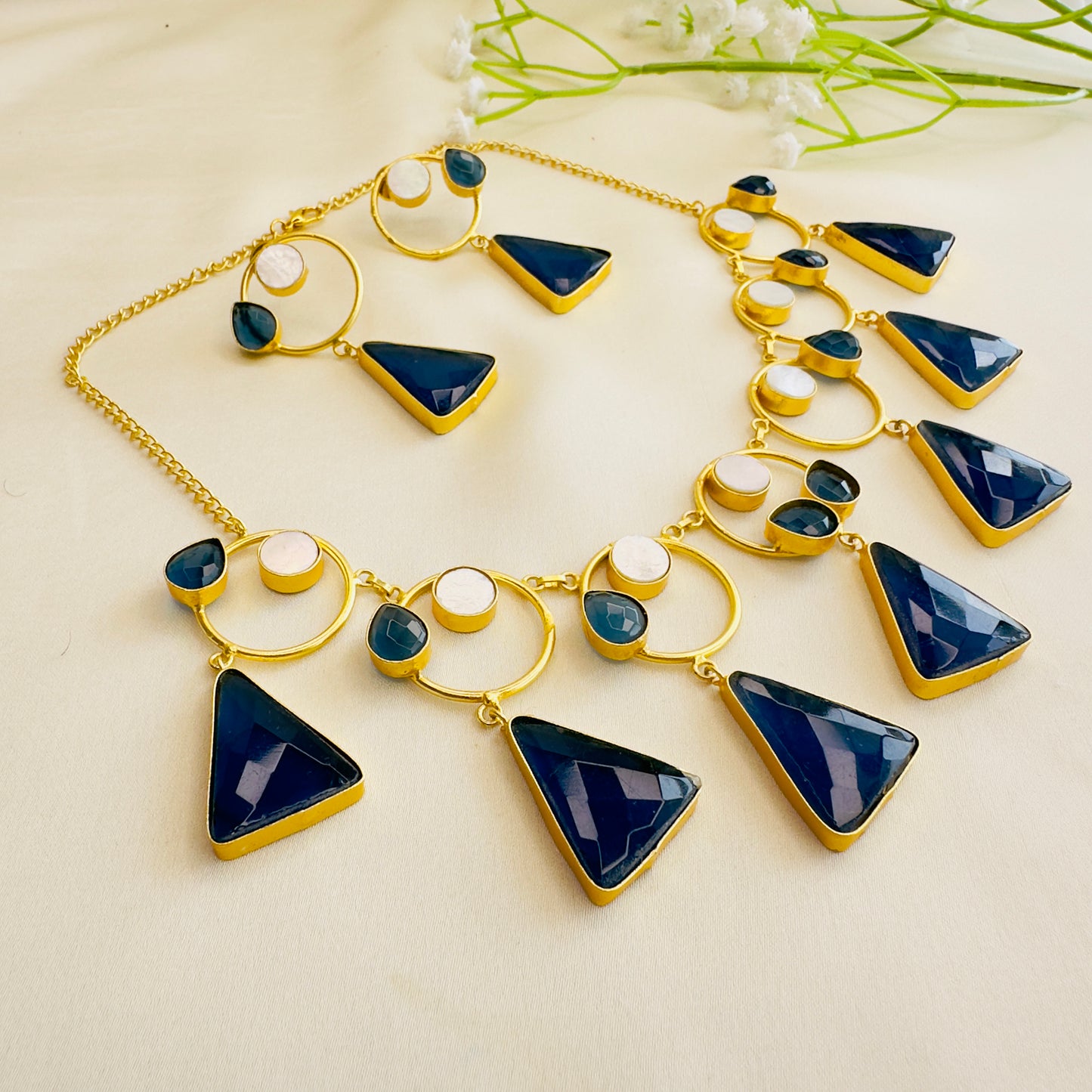 Blue Necklace Set