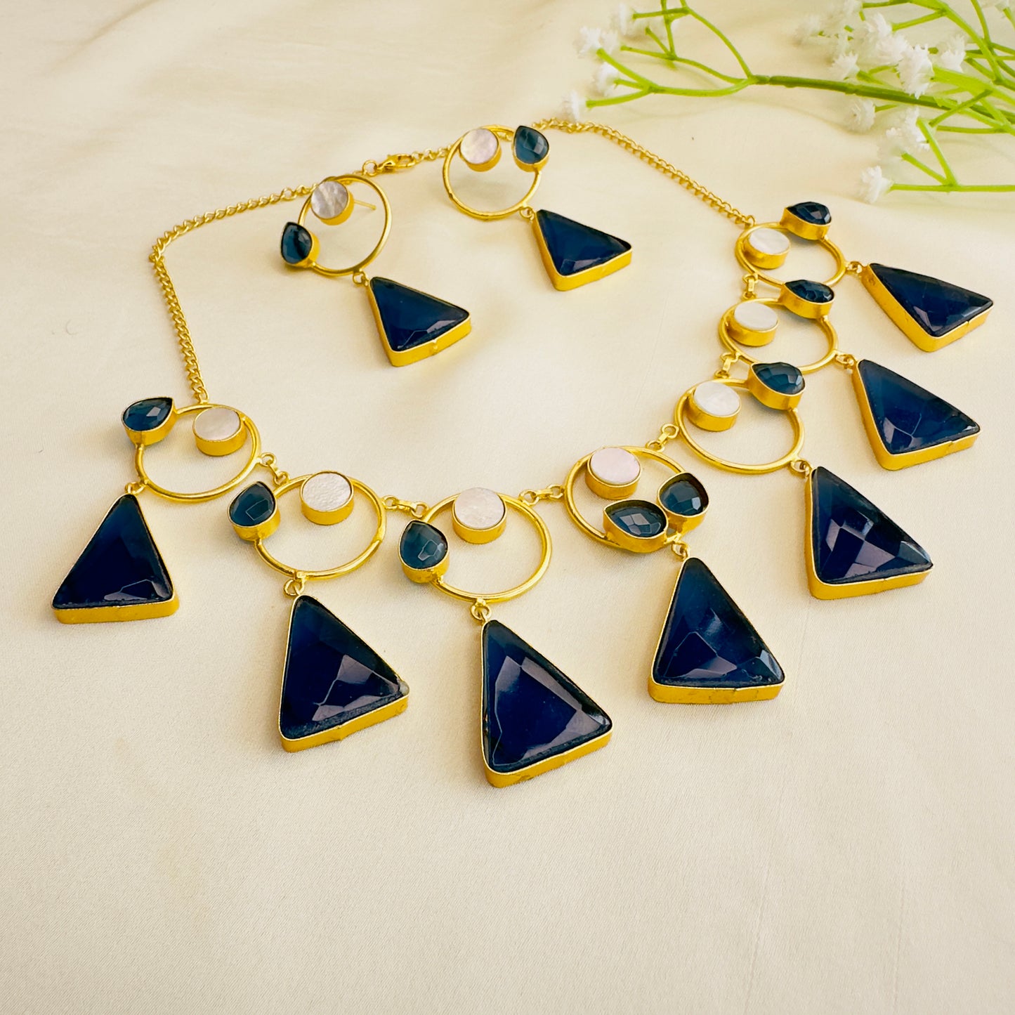 Blue Necklace Set