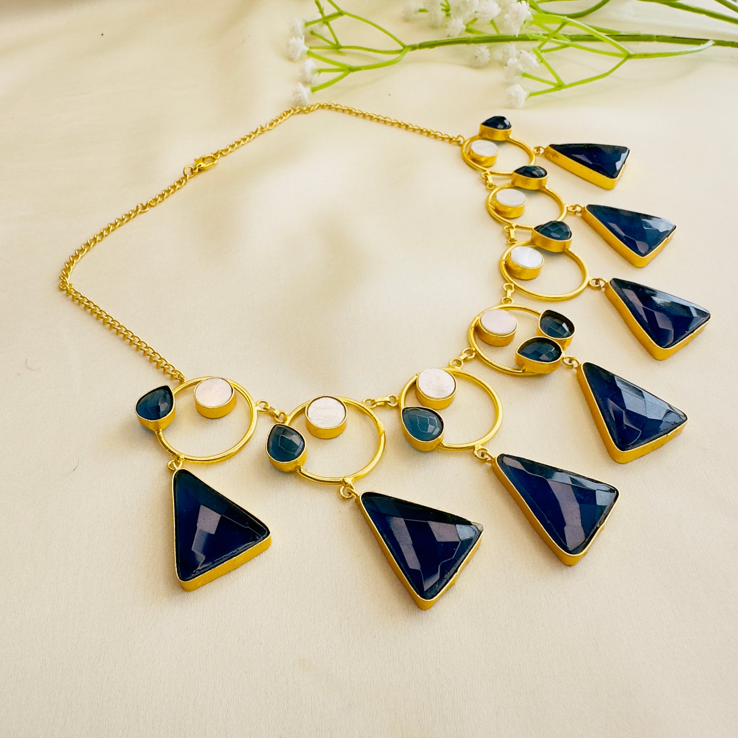 Blue Necklace Set