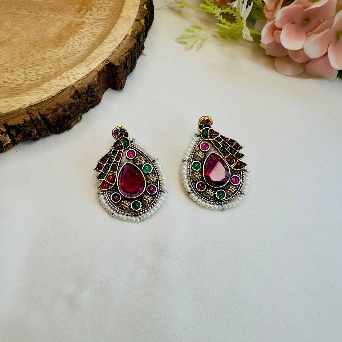 Multicolor Stud Earrings