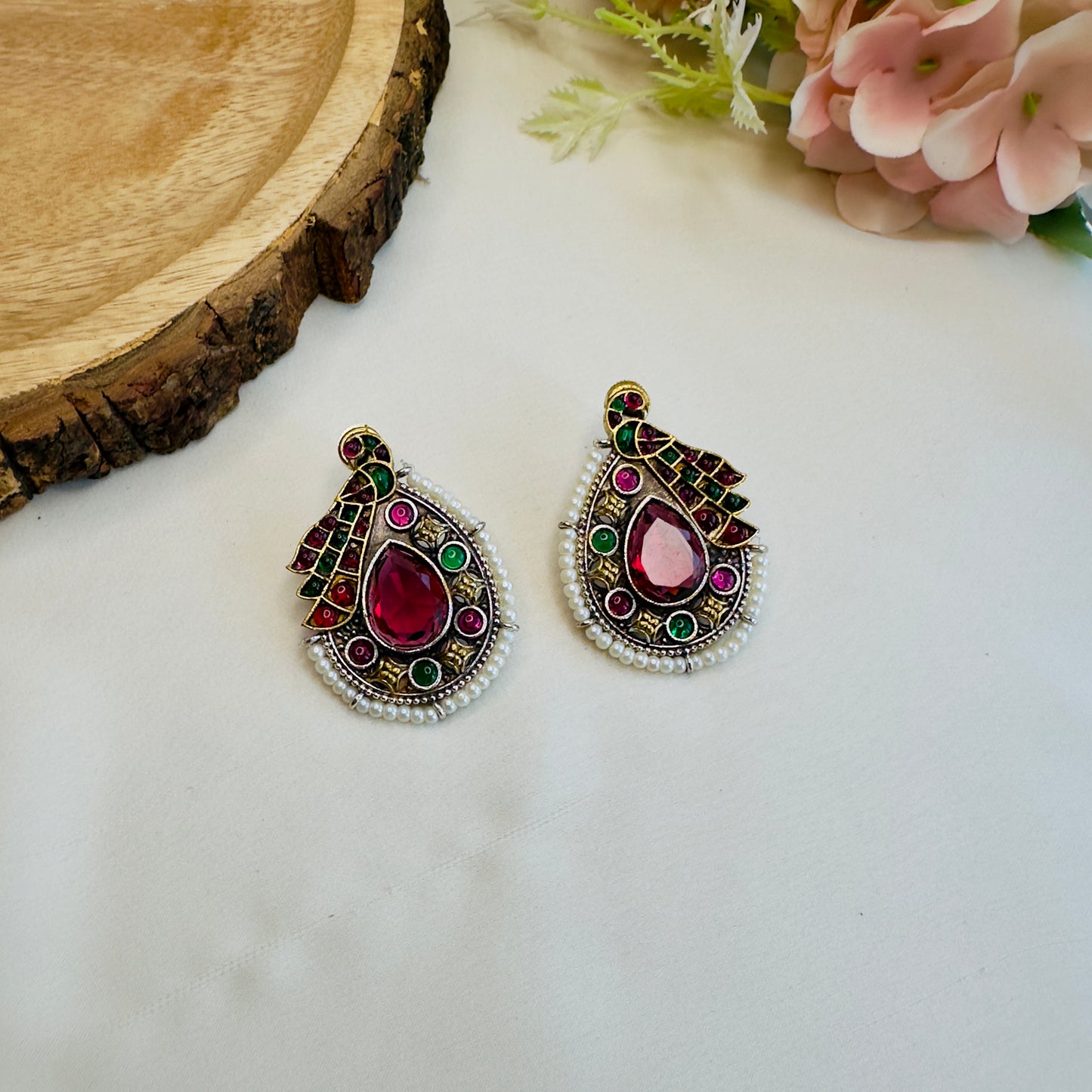 Multicolor Stud Earrings