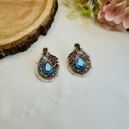 Multicolor Stud Earrings