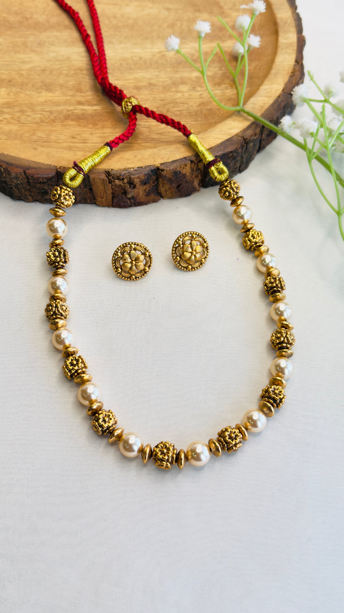Beautiful Brass short Mala