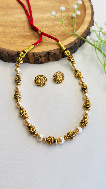 Beautiful Brass short Mala