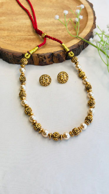 Beautiful Brass short Mala