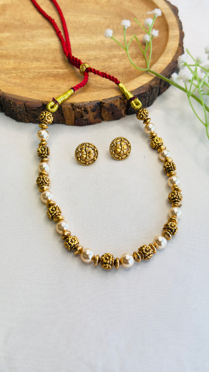 Beautiful Brass short Mala