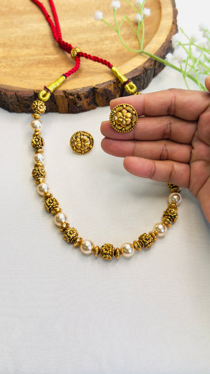 Beautiful Brass short Mala