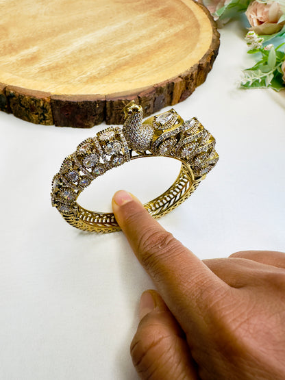 Peacock Clear Bracelet