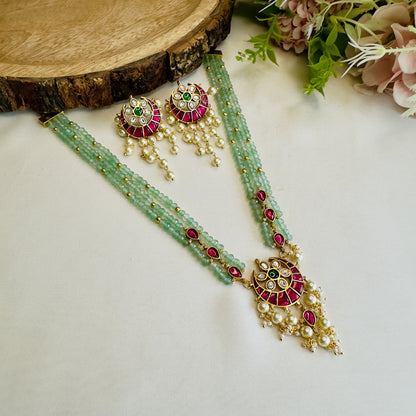 Chandbali Jadau Necklace Set