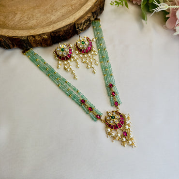 Chandbali Jadau Necklace Set