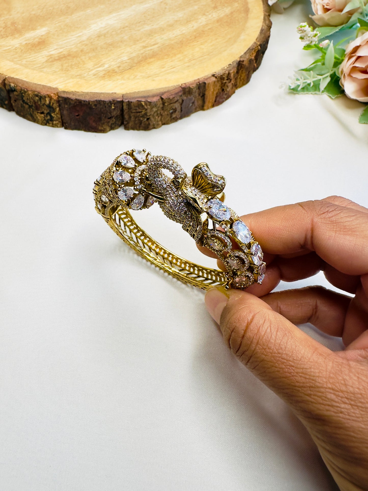 Elephant Motif nano AD Bracelet