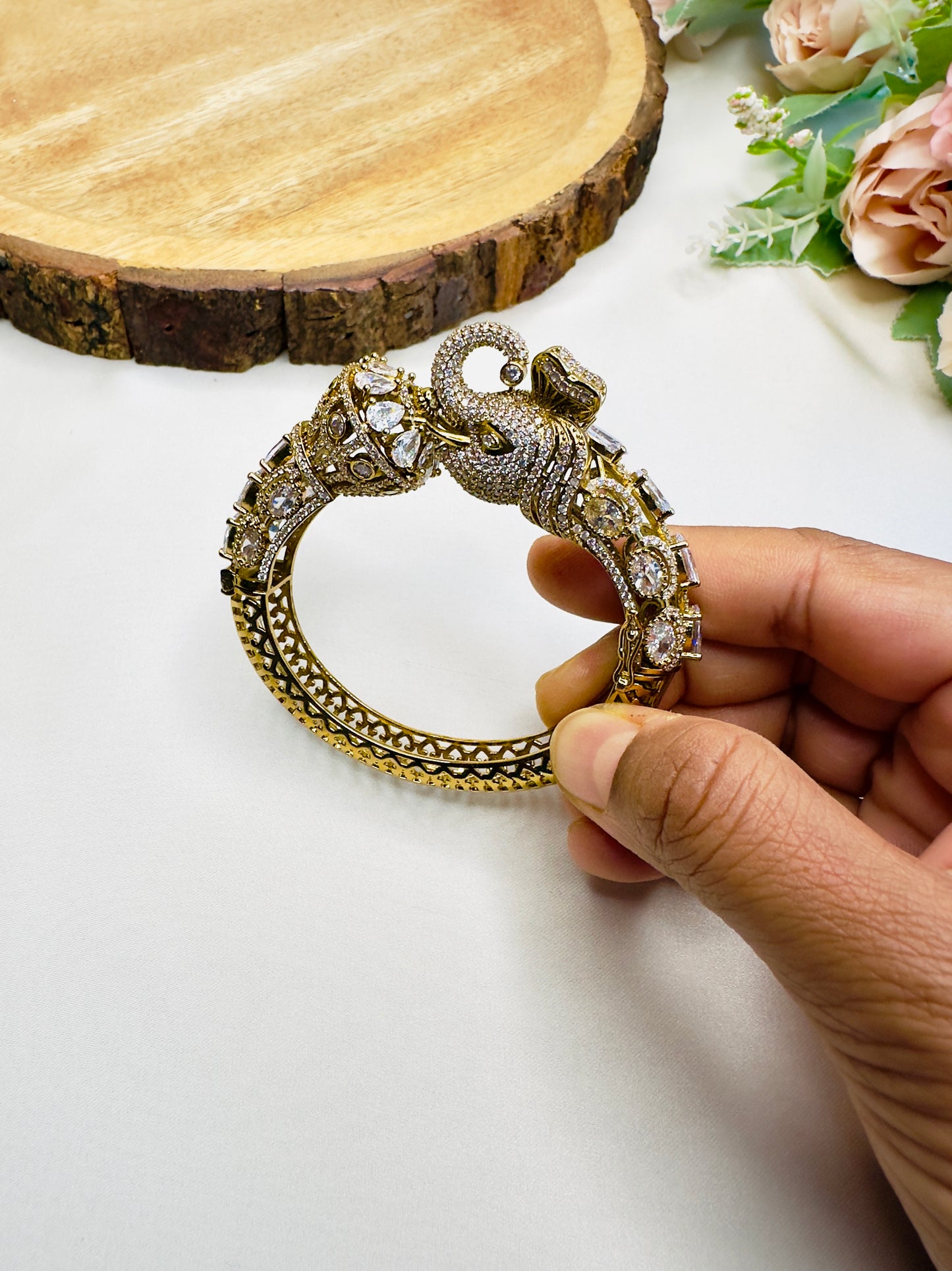 Elephant Motif nano AD Bracelet