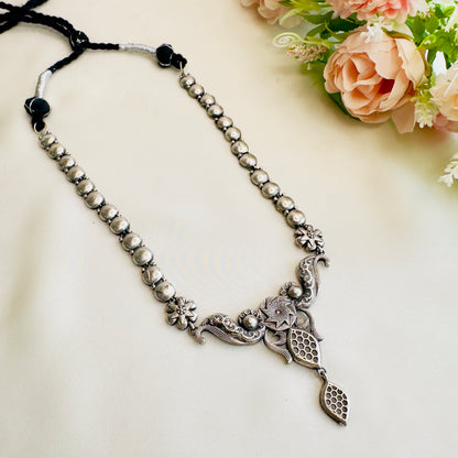 Silver Replica Ling Necklace Set