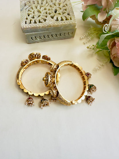 Three Jhumki Bangles Set