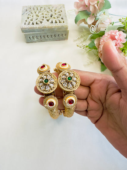 Three Jhumki Bangles Set