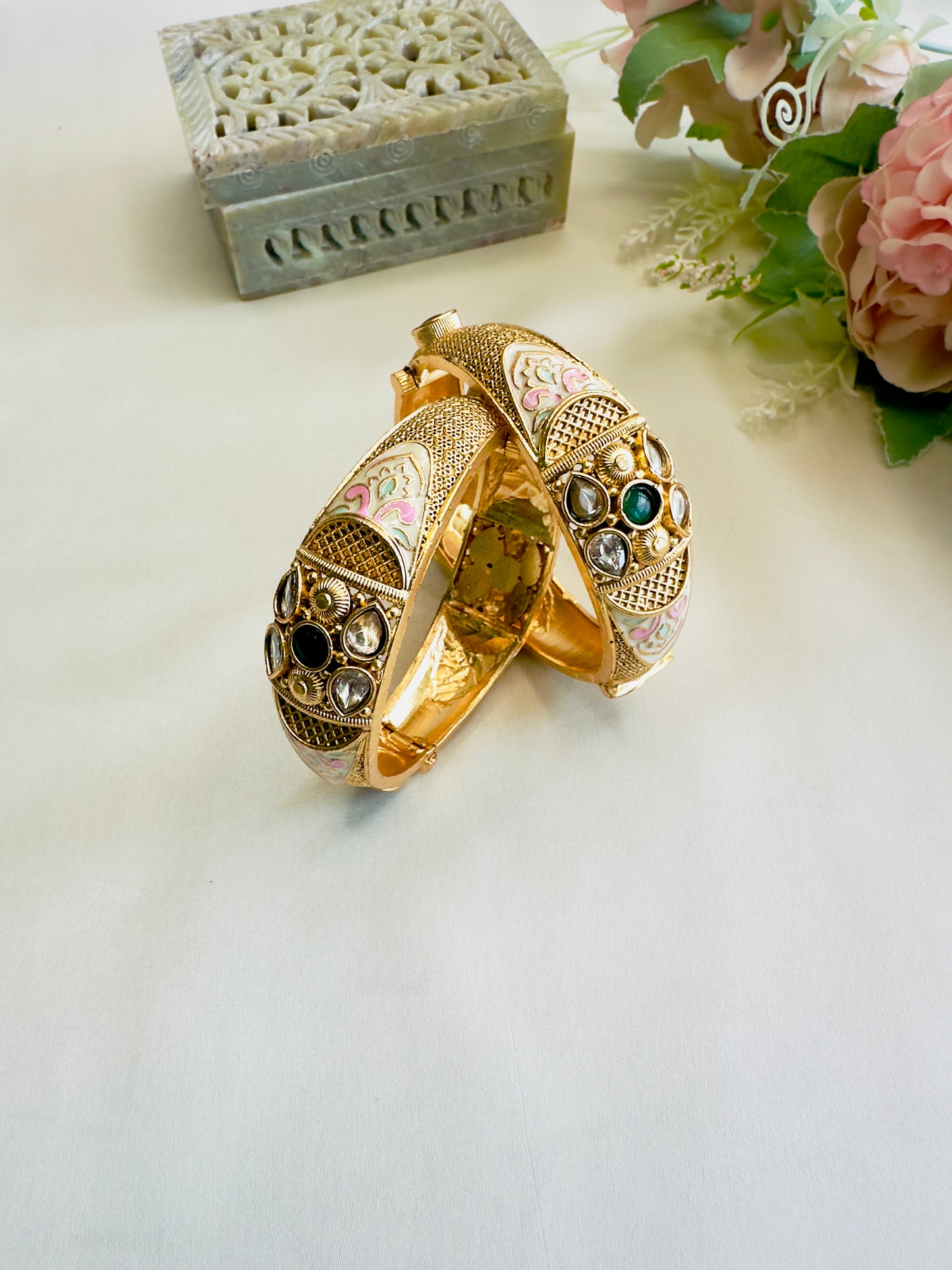 Meenakari Rajwadi Bangles