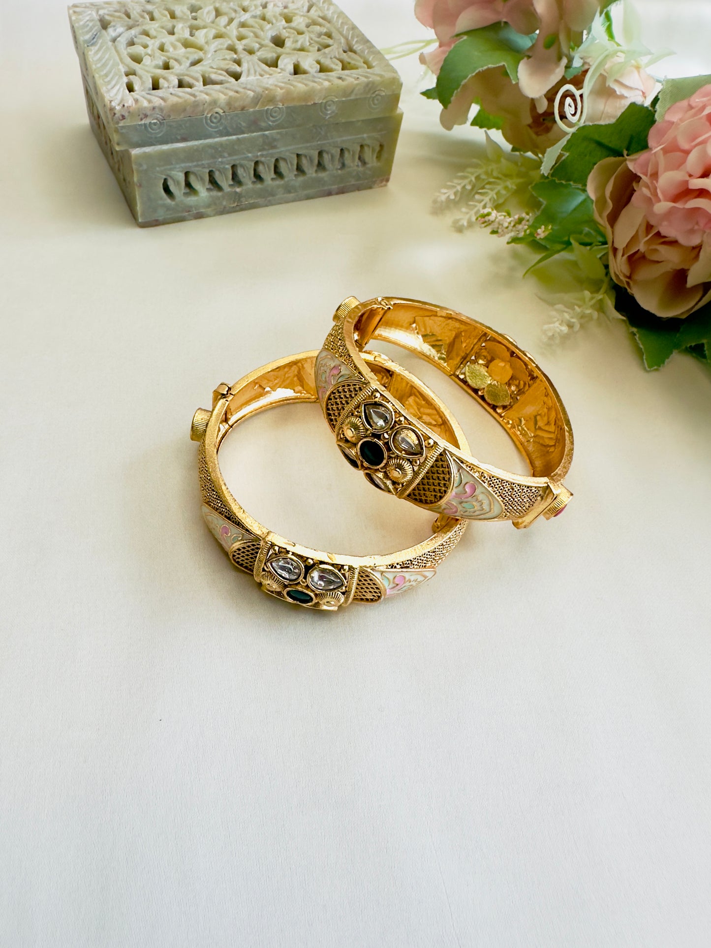 Meenakari Rajwadi Bangles