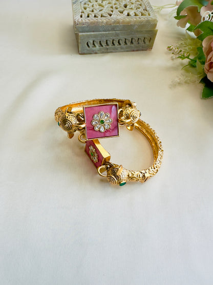 Elephant Motif Openable Bangles