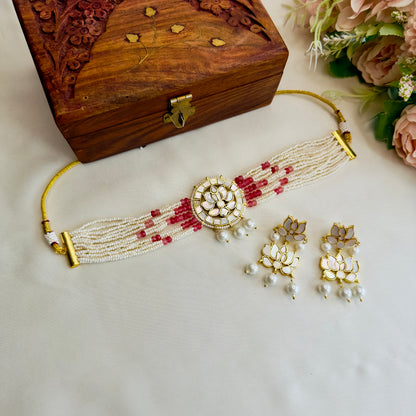 Mother of Pearl Choker Set