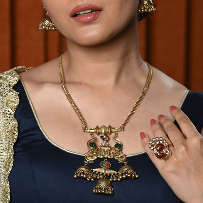 Kundan Semi precious stone necklace