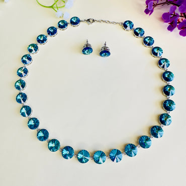 Multicolor Swarovski Necklace Set